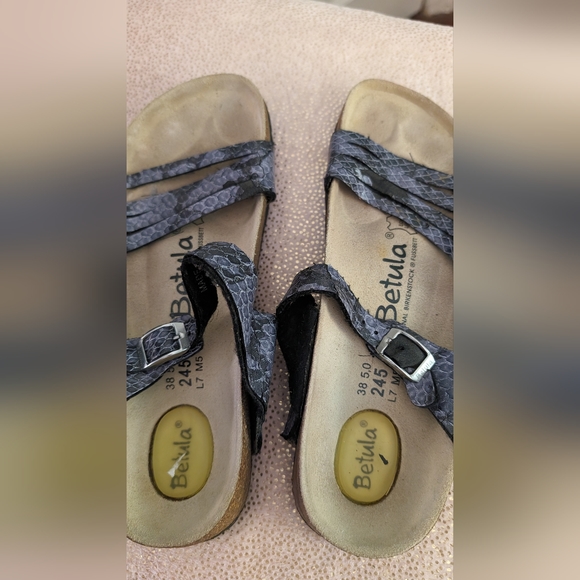 Women's Betula By Birkenstock size 7 Gray Slip-On Sandals - Picture 10 of 11